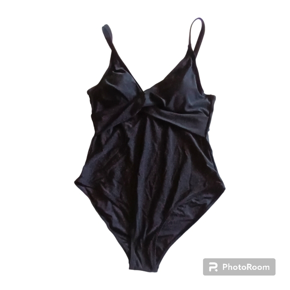 B2prity One Piece Swimsuits Tummy Control Front Cross Slimming V-Neck Si… - Picture 10 of 11